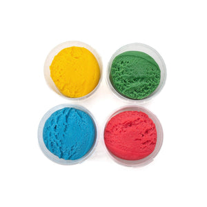 Neongrün Bio-Knete vegan 4er Set "Yuki"