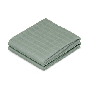 Couverture Cam Cam "Muslin Cloth" | lot de 2 | Ivy Green