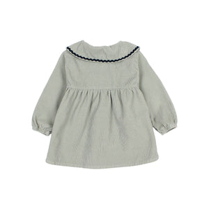 búho Kleid in Eucalyptus – Detailansicht 3