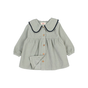 búho Kleid in Eucalyptus – Detailansicht 4