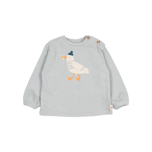 búho Langarmshirt in Cloud
