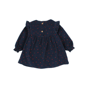 búho Kleid in Navy – Detailansicht 2