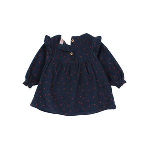 búho Kleid in Navy – Detailansicht 3