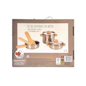 Egmont Toys Pfannen-Set mit Holzgriffen