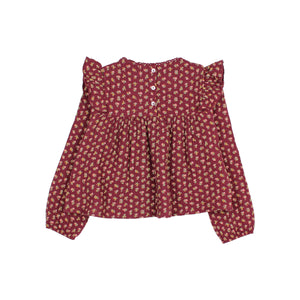búho Bluse in Pomegranate – Detailansicht 4