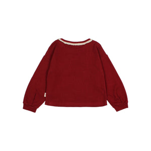 búho T-Shirt in Pomegranate – Detailansicht 4
