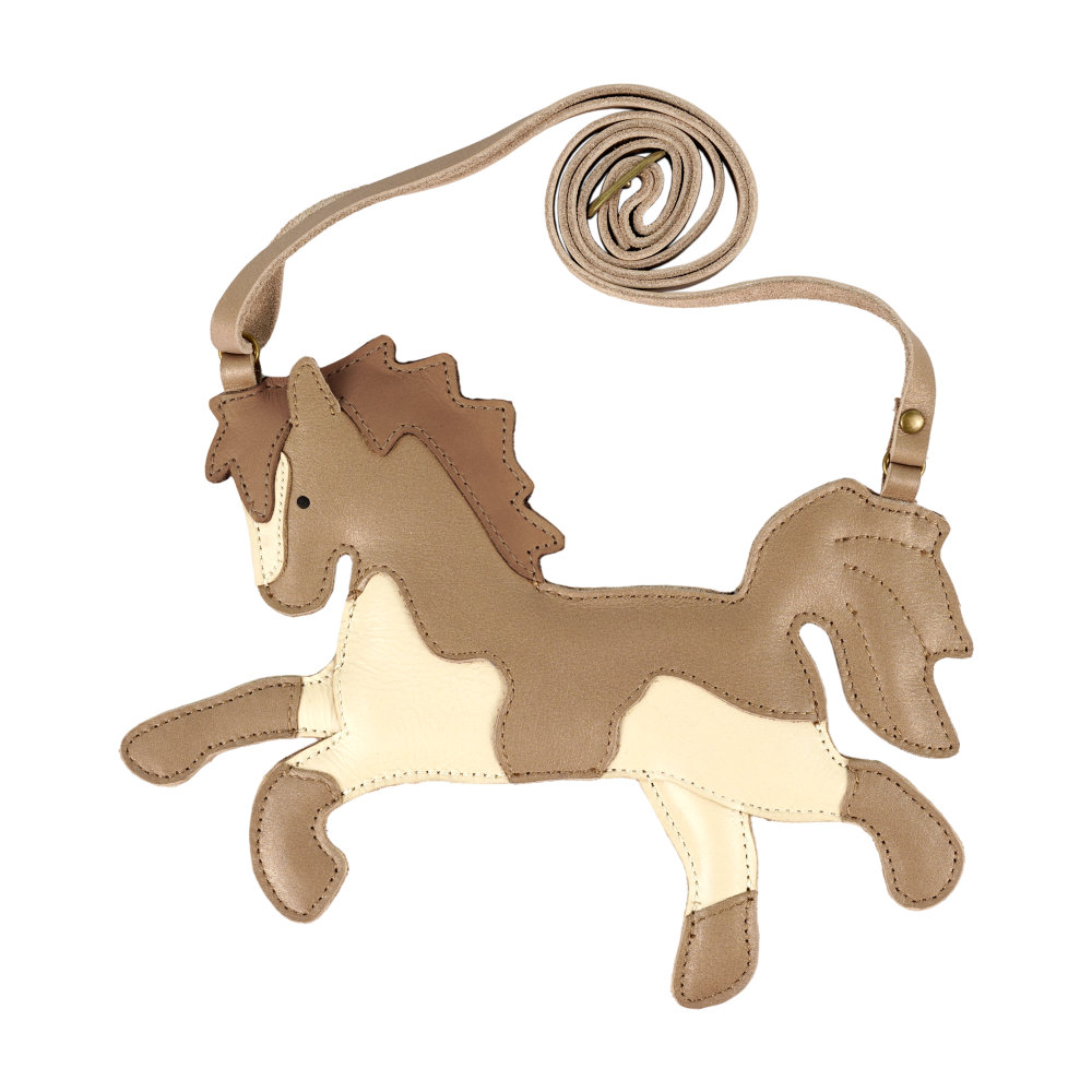 Donsje Umhängetasche "Chiem" Pony | Truffle Metallic Nubuck