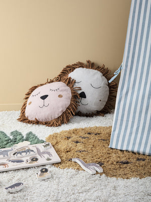 Ferm Living Safari Kissen Löwe | Natural