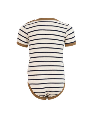 minimalisma Kurzarmbody Baumwolle "Neve" Sailor mit Lark