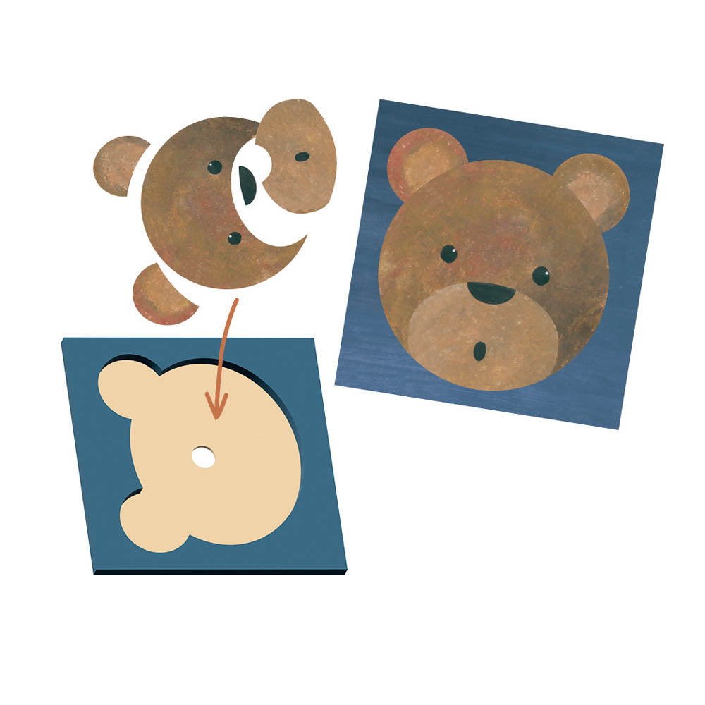 Egmont Toys 4 Puzzle "Waldtier"