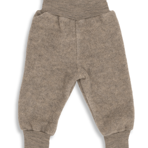 Engel Virgin Wool Fleece Pants | Walnut Mélange