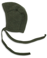 Engel Baby Wollfleece Mütze in Rosenholz Melange – warme Bio-Mütze für Babys aus weichem Merinowollfleece