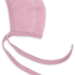Engel Baby bonnet polaire en laine | Mélange bois de rose