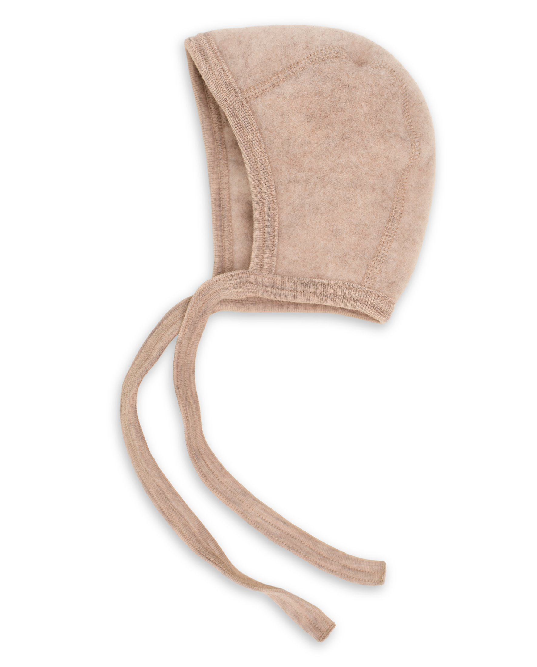 Engel Baby Wollfleece Mütze | Sand Melange