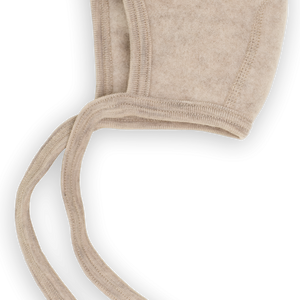 Engel bonnet bébé en polaire de laine | Sand Melange