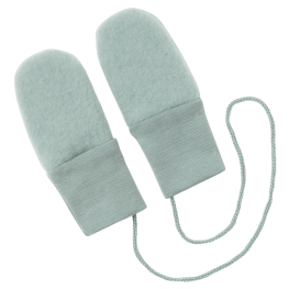 Engel Baby-Fäustlinge, Wollfleece in Bergblau Melange