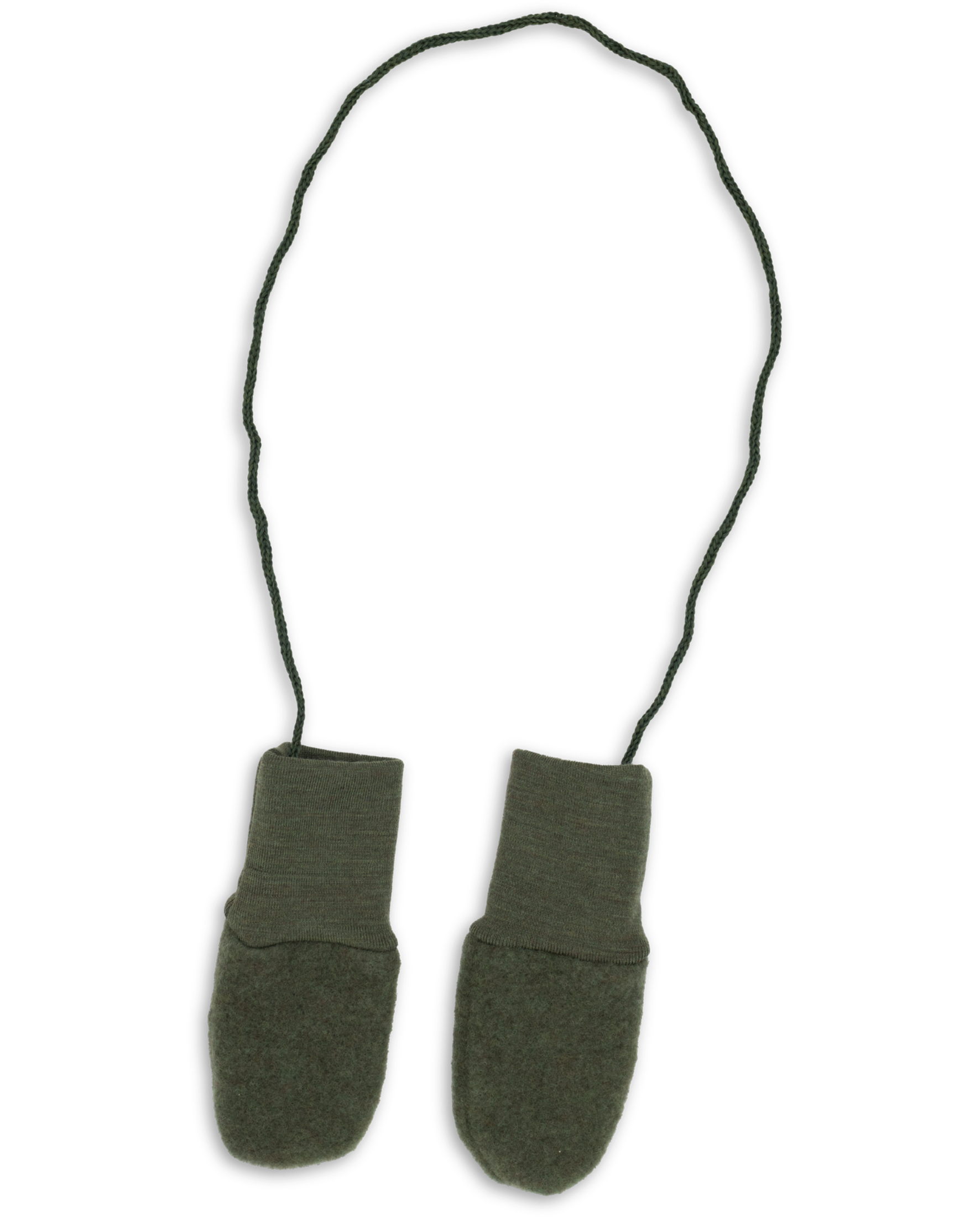 Engel Baby Wollfleece Fäustlinge | Schilf Melange