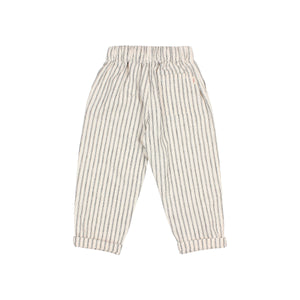 Búho Pantalon en lin "Stripes" | Only