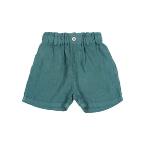 Shorts en lin Búho | Green Lake