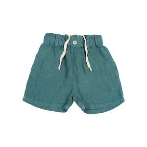 Shorts en lin Búho | Green Lake