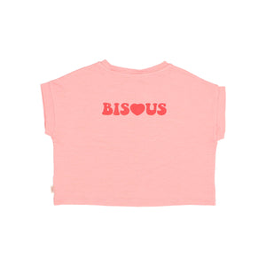 T-shirt Búho « Bisous » | Rose Sucre
