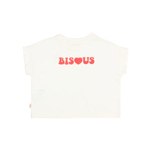 T-shirt Búho "Bisous" | Blanc