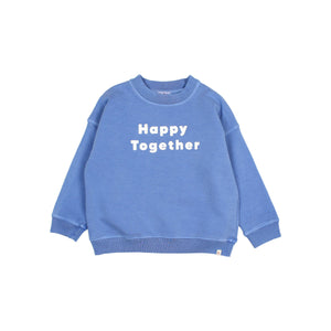 Búho Sweatshirt Surf Blue, Kinder Sweatshirt aus weichem Fleece, bequem & warm