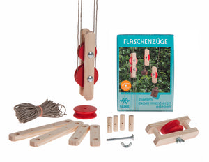 Flaschenzug aus Holz von Kraul