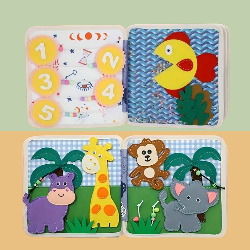 Joymaxx Montessori Beschäftigungsbuch Löwe