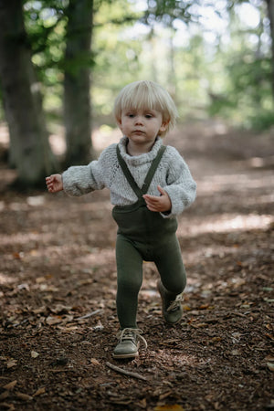 Silly Silas Strumpfhose mit Träger | Olive
