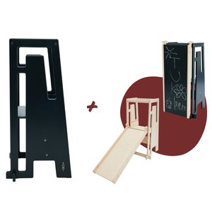 Tuki® Entdeckerset – Lernturm + Rutsche mit Maltafel