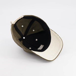 Chamaye Cap Velours "High Five" Kaki | Kids