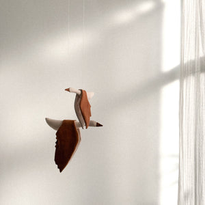 Monocrom Mobile Stoffvogel | Zimt