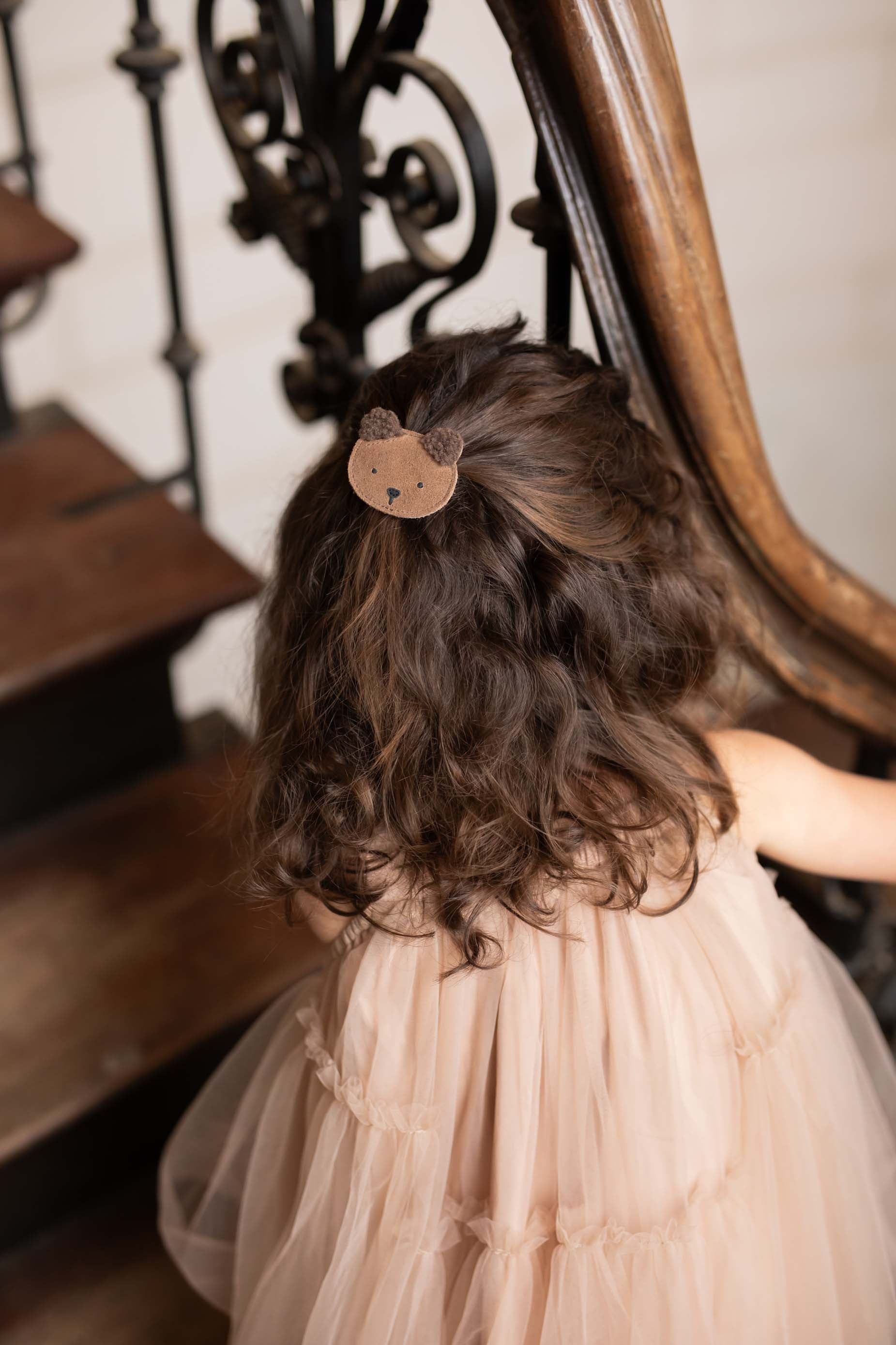 Donsje Haarclip "Pouty" Fluffy Bear