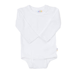 Joha Babybody aus Bio-Bambus in Weiß – weicher, atmungsaktiver Kurzarmbody für empfindliche Babyhaut.