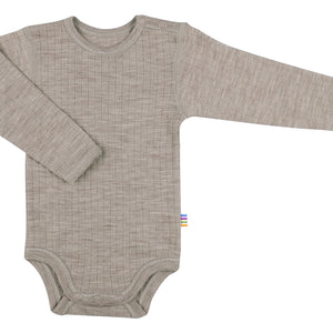 Joha "Langarm Body" Merinowolle | Sesame Melange