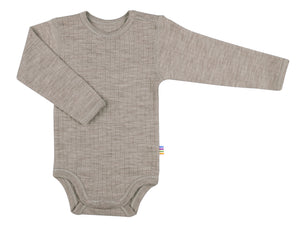 Joha "Langarm Body" Merinowolle | Sesame Melange