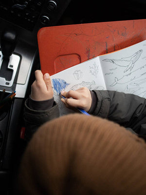 Halfbird cahier de coloriage "Krummtier à emporter"