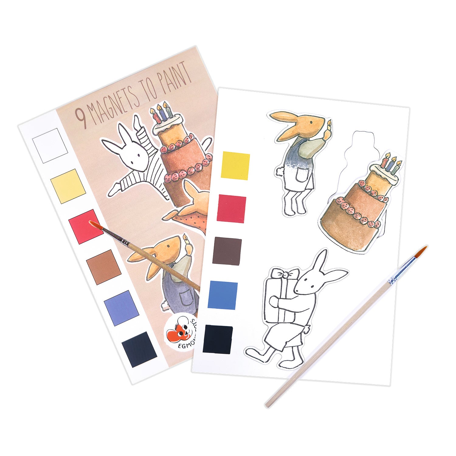 Egmont Toys Magnetmotive zum Bemalen im Block