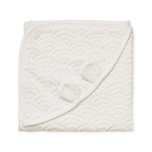 Cam Cam Baby Kapuzenbadetuch | Off-White
