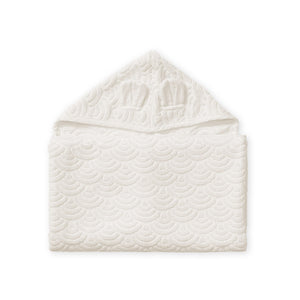 Cam Cam Junior Kapuzenbadetuch | Off-White