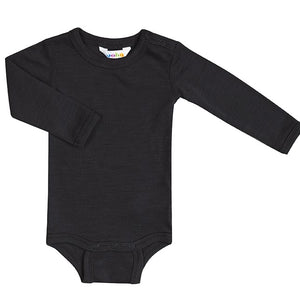 Joha "Langarm Body" Wolle-Seide | Black