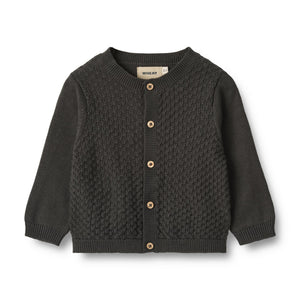 Wheat Knitted Cardigan "Siggi" Raven