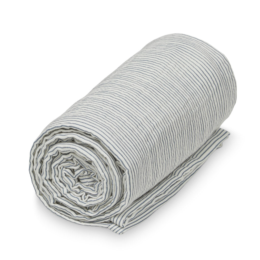 Cam Cam Babydecke Muslin | Classic Stripes Blue
