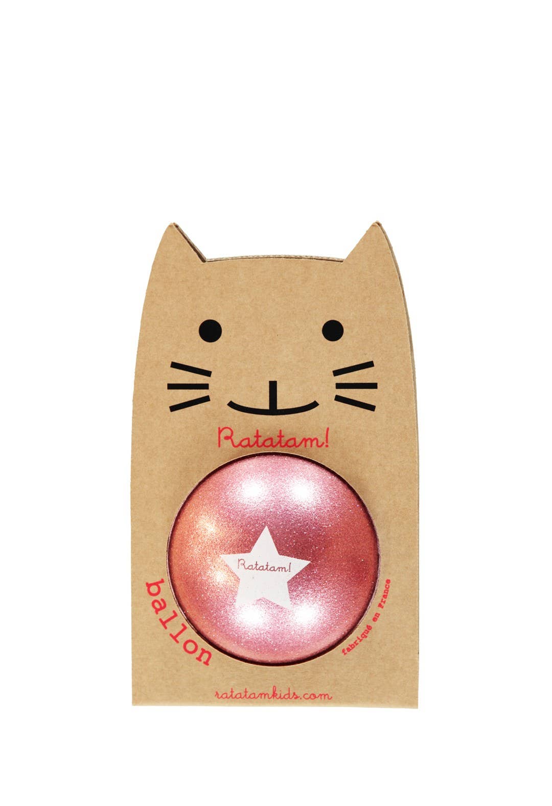 Ratatam Glitzerball - Rosa 15cm