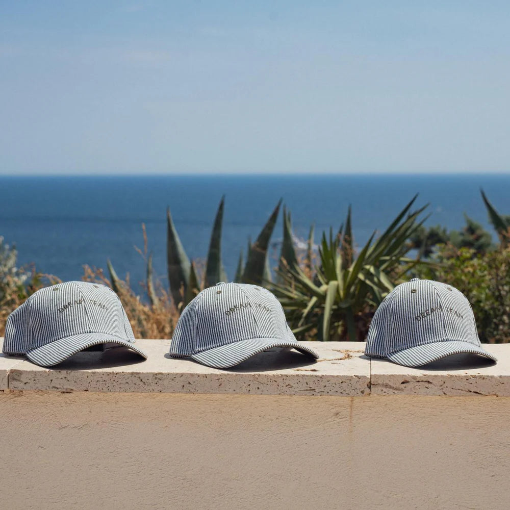 Chamaye Baseball Cap "Dream Team" Stripe Green | Kids & Adults