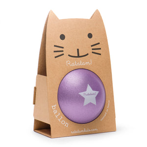 Balle à paillettes Ratatam | Violet 22 cm
