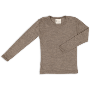 „Engel Langarmshirt aus Merinowolle und Seide – weiches Unisex-Shirt für Kinder, temperaturregulierend und GOTS-zertifiziert, hergestellt in Deutschland“