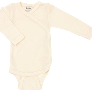 Engel Baby-Wickelbody, langarm, GOTS in Natur