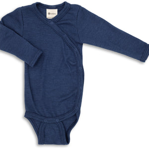 Engel Baby-Wickelbody, langarm, GOTS in Marine